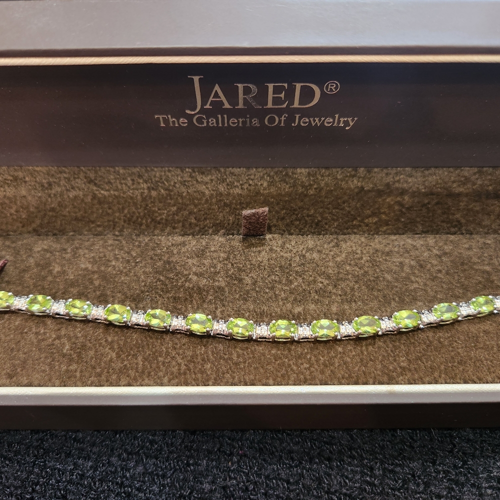 Red Lime and Silver Women's Bracelet